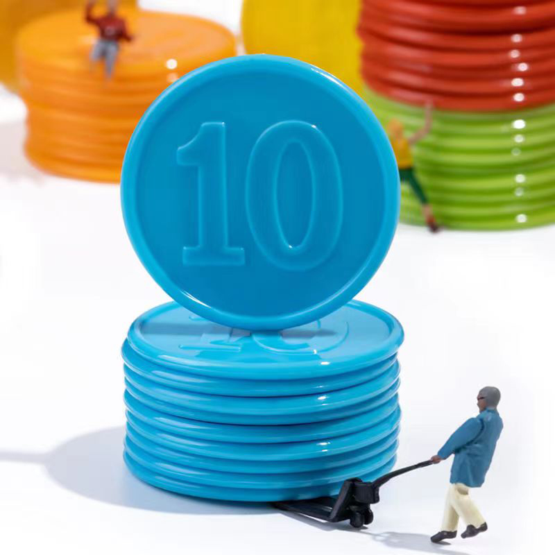 Board Game Zenith - Jetons de Poker avec numéros, marqueurs