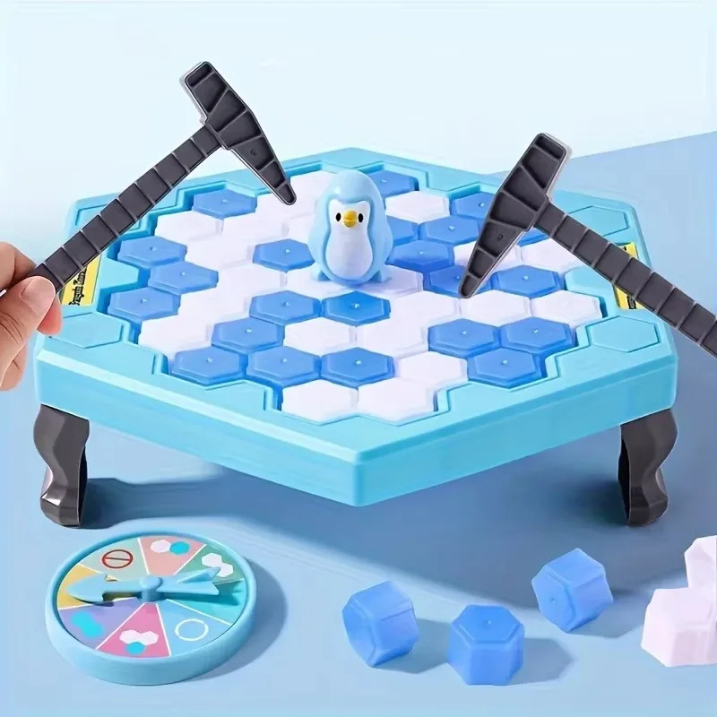 Board Game Jenga - Sauver pingouin frapper jouet de glace,