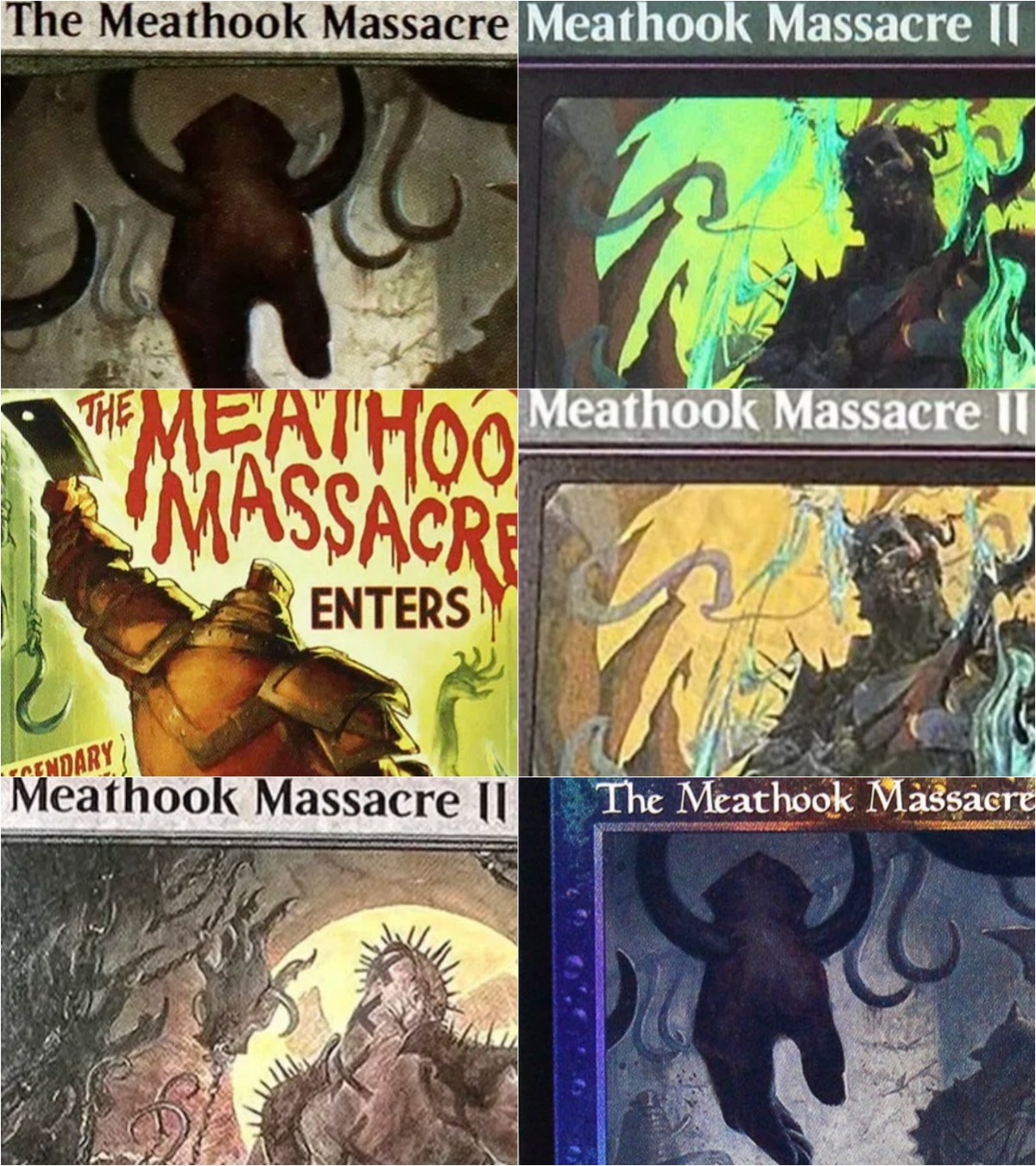 Board Game Dots - Le massacre Meathook personnalisé TCG cartes