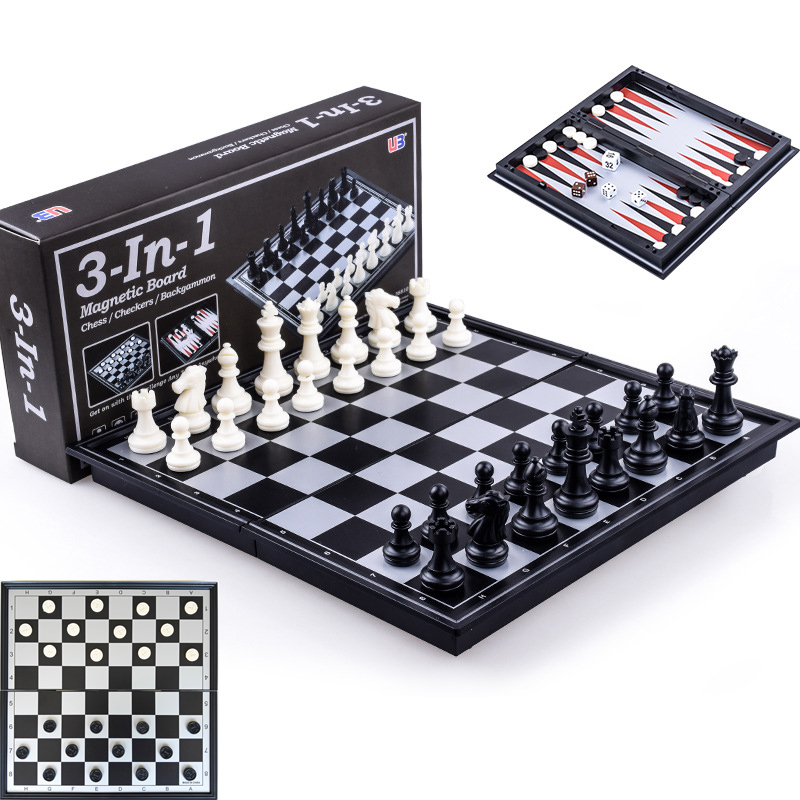 Board Game Zenith - Jeu d'échecs magnétique pliable 25CM, plateau