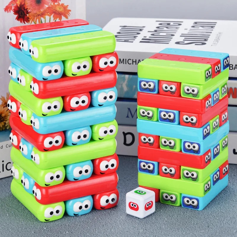 Board Game Jenga - Tour à empiler intéressante pour enfants,