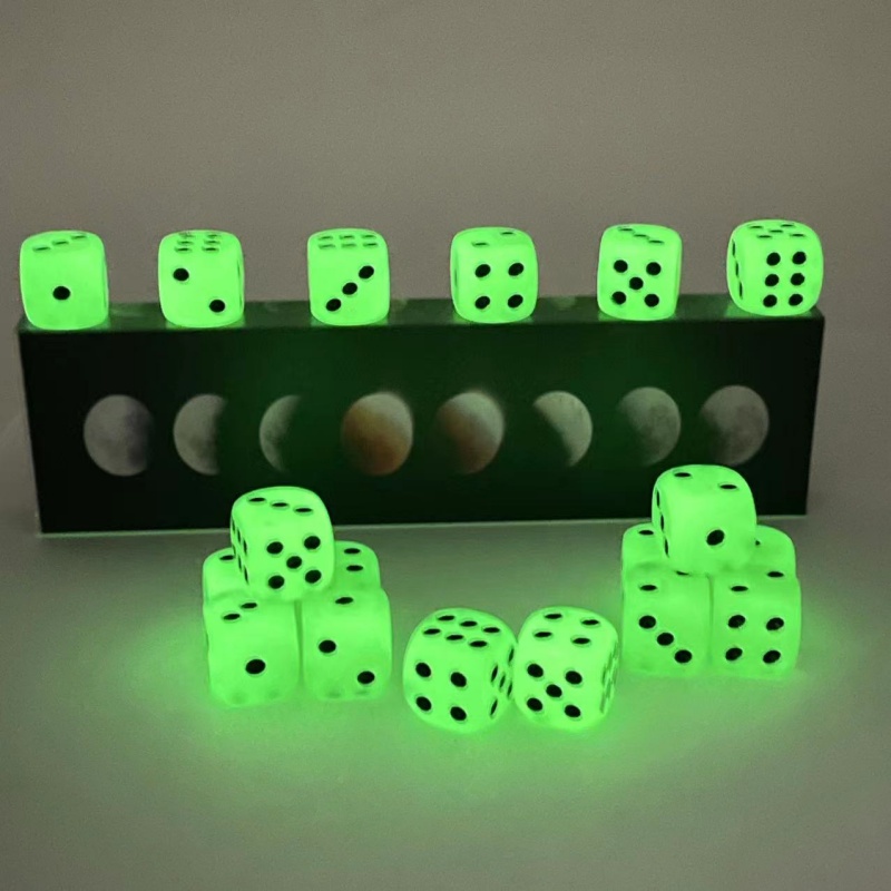 Board Game Yahtzee - 10-Pack D6 6 faces dés brillent