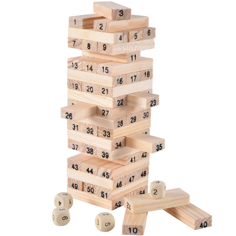 Board Game Monopoli - 54 pièces blocs de construction jouet