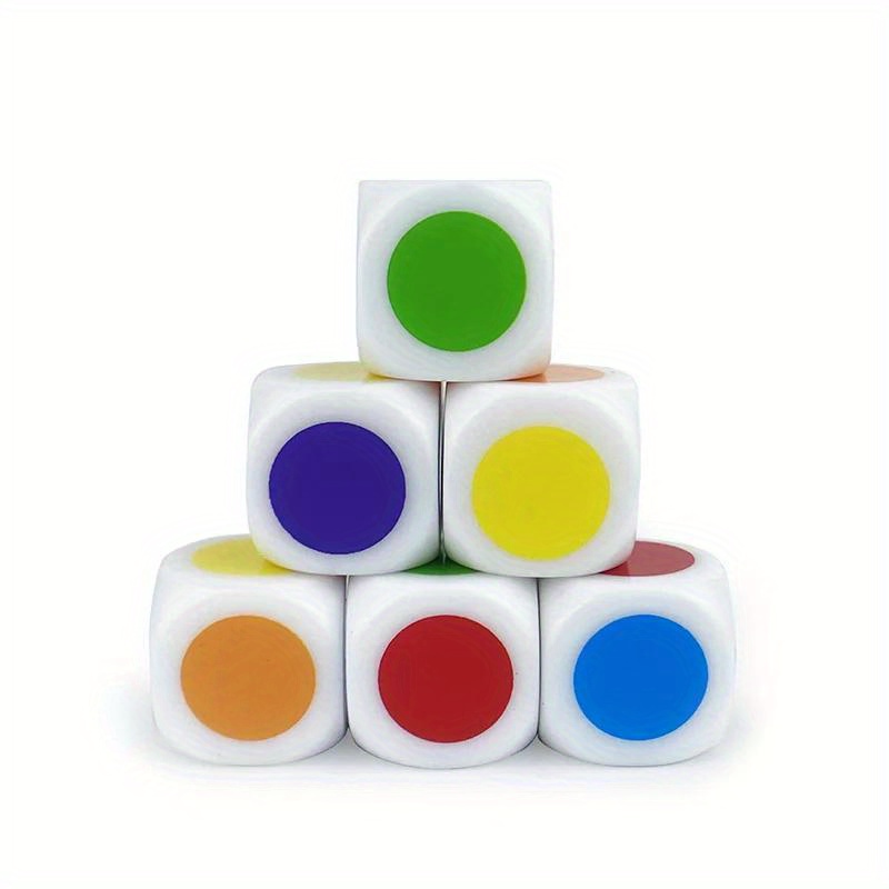 Board Game Yahtzee - Dés à 6 faces multicolores, 10