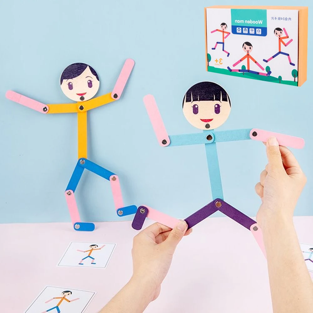 Board Game For 6 Years Old - Sport en bois homme matériel bricolage
