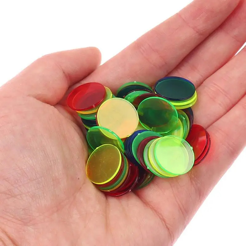 Jetons en plastique transparen - Board Game Sequence avis et prix