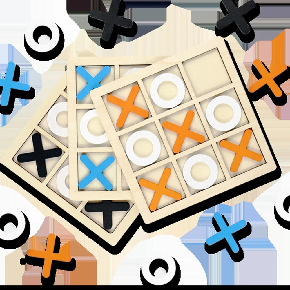 Jeu en bois XO Tic Tac Toe, Mi - Board Game For 6 Years Old avis et prix