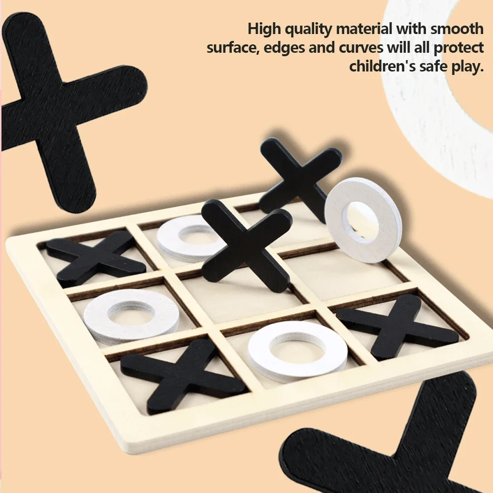 Jeu en bois XO Tic Tac Toe, Mi - Board Game For 6 Years Old avis et prix