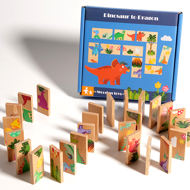 Domino dinosaure en bois, éche - Board Game Monopoli avis et prix