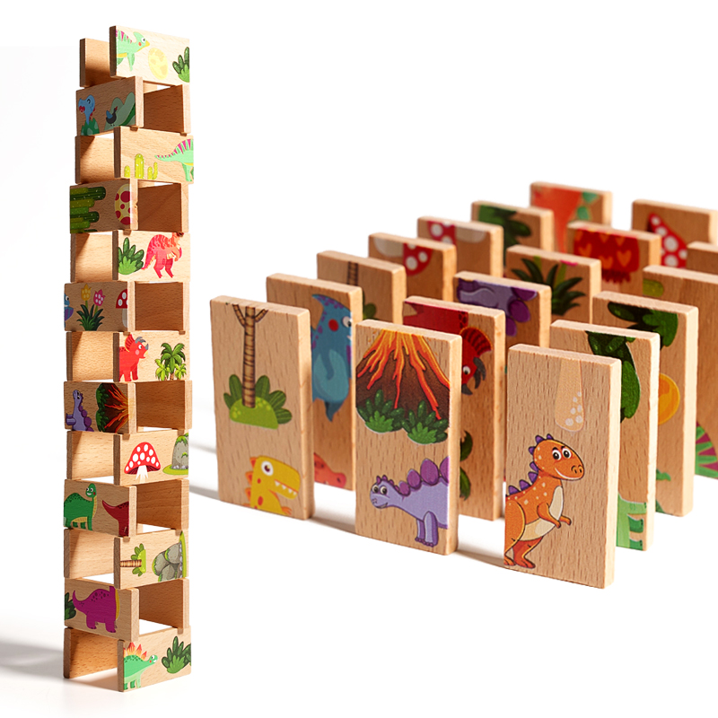Domino dinosaure en bois, éche - Board Game Monopoli avis et prix