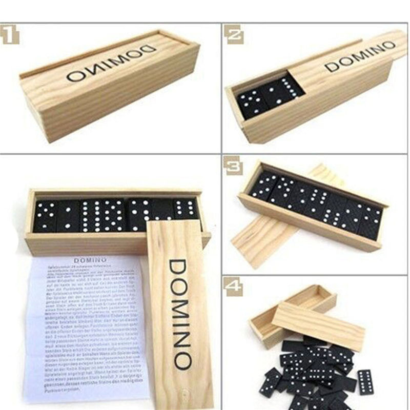 Jeu de dominos en bois 28 pièc - Board Game Monopoli avis et prix