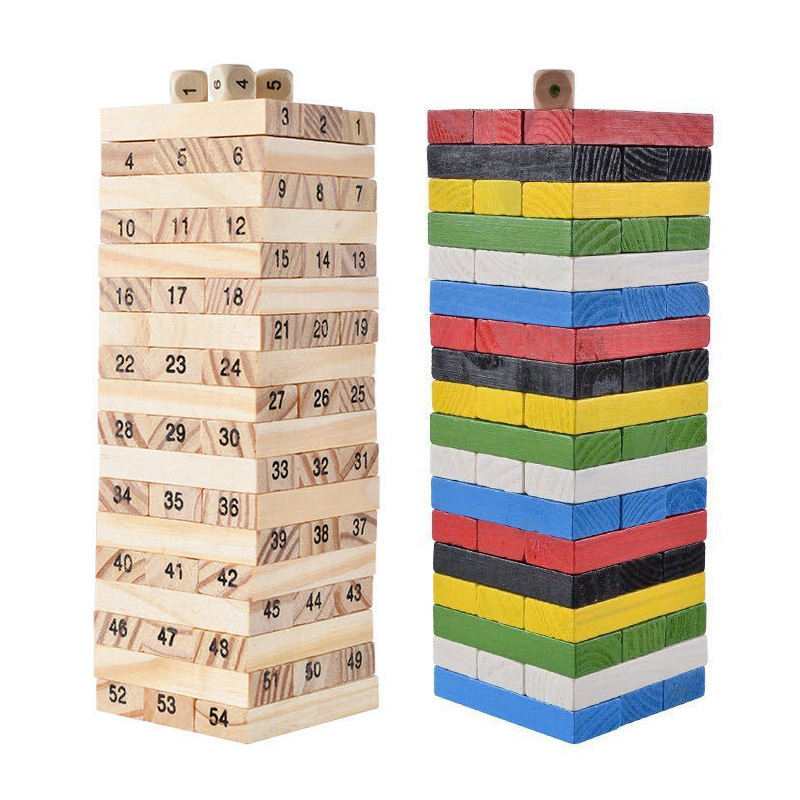 Jeu de tour à empiler en bois, - Board Game Jenga avis et prix