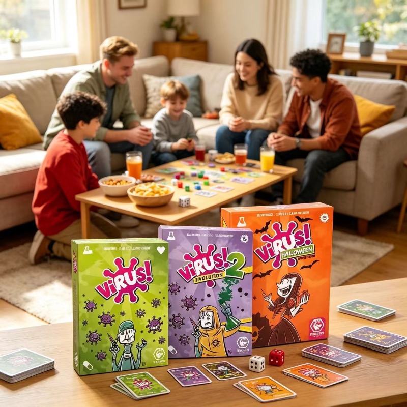 Jeu de cartes familial : Série - Board Game Virus avis et prix
