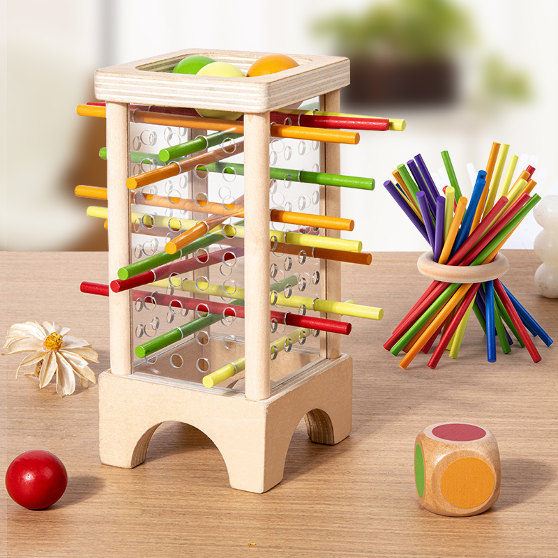 Jeu de société en bois, jouets - Board Game For 6 Years Old avis et prix