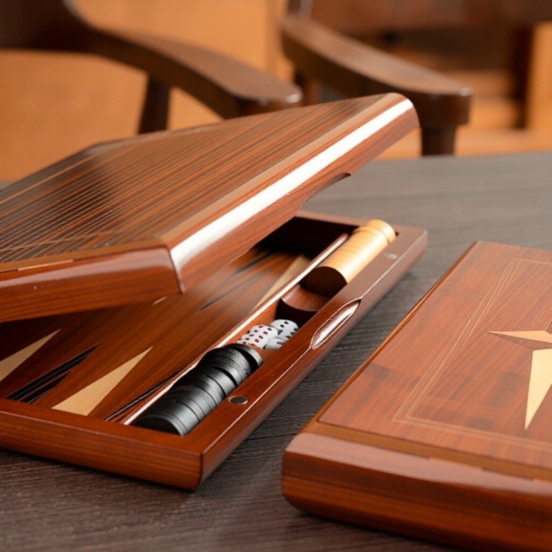 Jeu de backgammon en bois mass - Board Game Zenith avis et prix