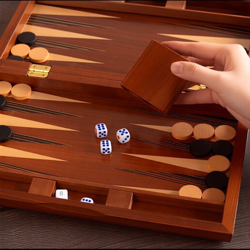 Jeu de backgammon en bois mass - Board Game Zenith avis et prix