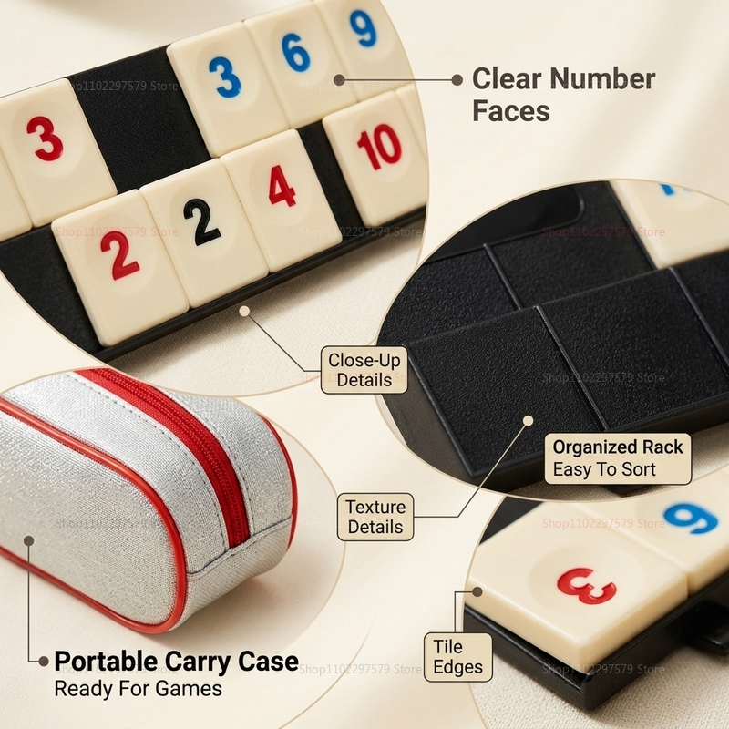 Nouveau jeu de Rummy Cube 2026 - Board Game Sequence avis et prix