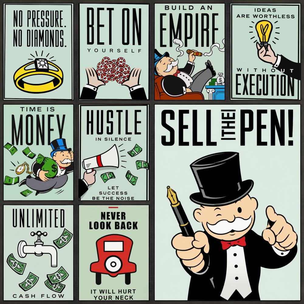 Affiche de jeu de société Mono - Board Game Monopoli avis et prix