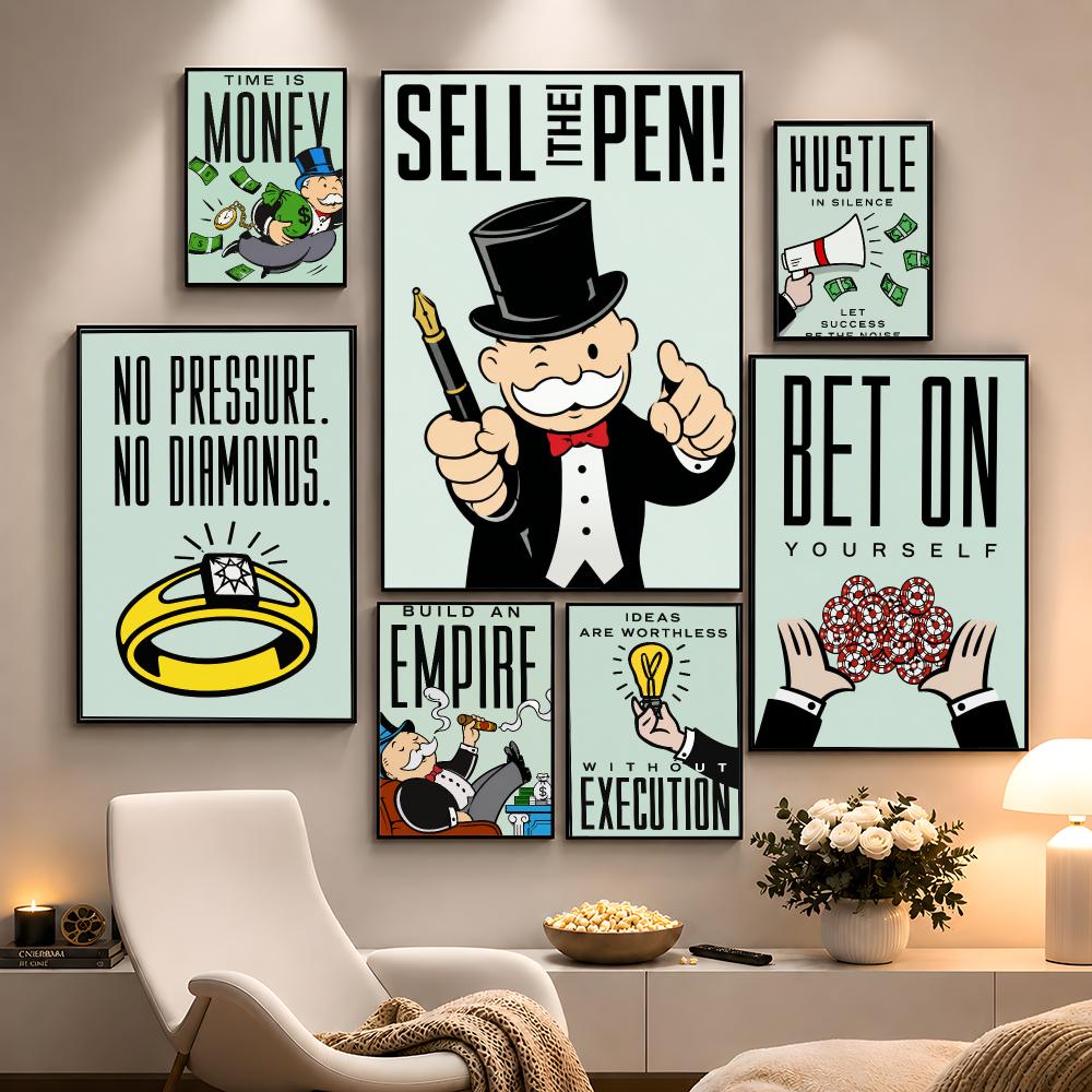 Affiche de jeu de société Mono - Board Game Monopoli avis et prix