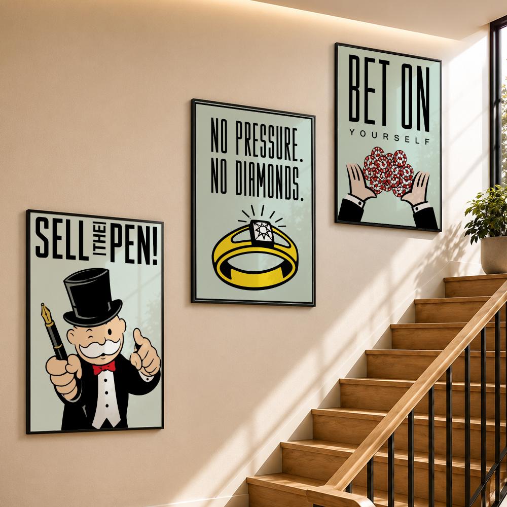 Affiche de jeu de société Mono - Board Game Monopoli avis et prix