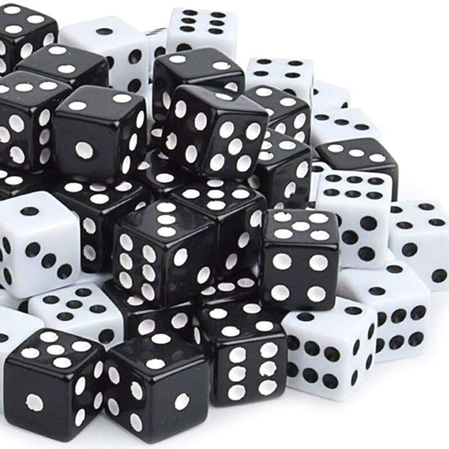 100 pièces de petits dés d'ang - Board Game Sequence avis et prix