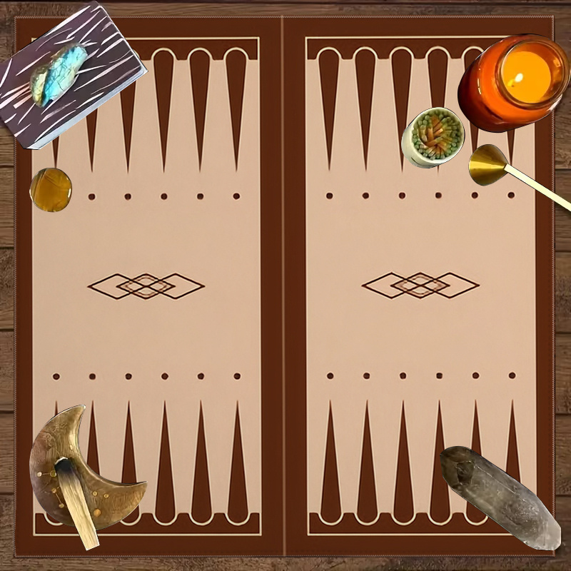 1 pièce Nappe de Tarot Marron  - Board Game Zenith avis et prix