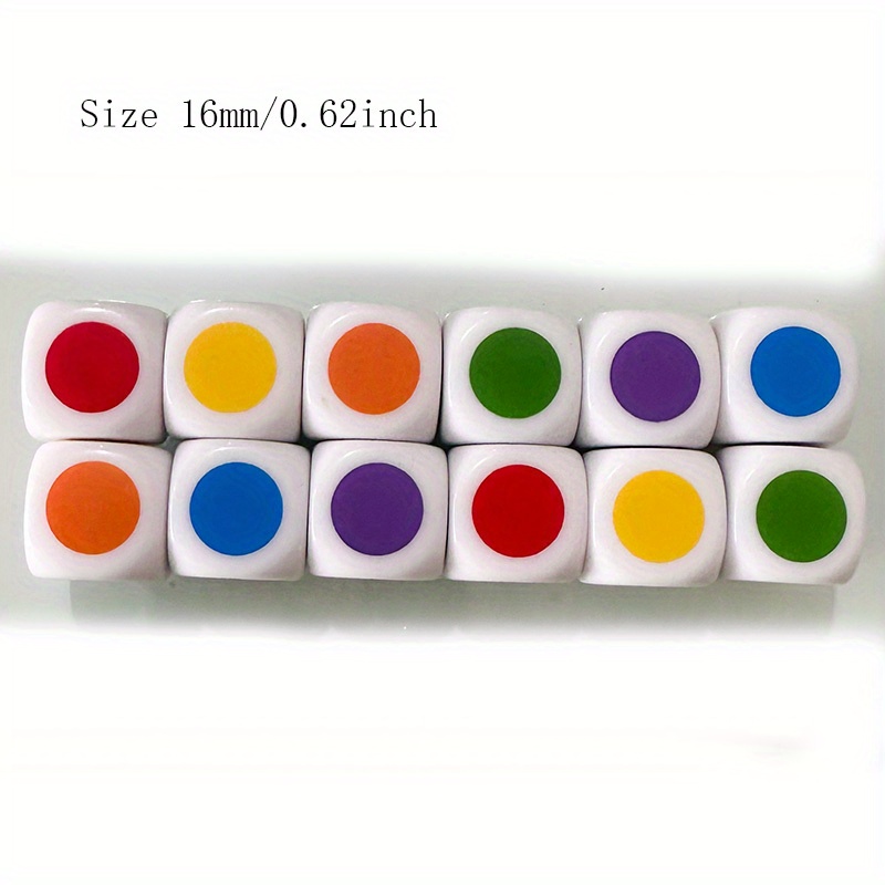 Dés à 6 faces multicolores, 10 - Board Game Yahtzee avis et prix