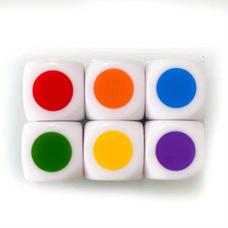 Dés à 6 faces multicolores, 10 - Board Game Yahtzee avis et prix