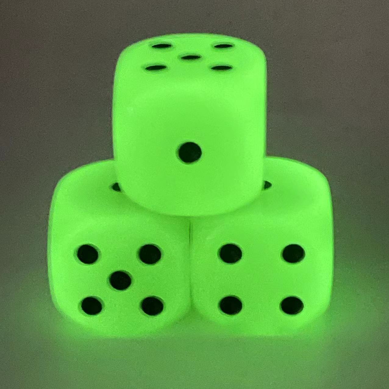 D6 Glow in the Dark Dice Die p - Board Game Yahtzee avis et prix